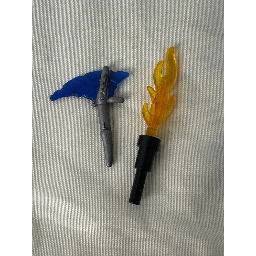 LEGO & Mega Construx Minifigure Lot with Accessories Weapons Extras